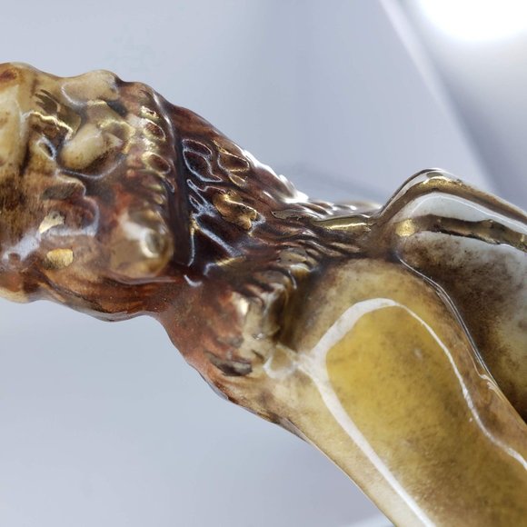 Vintage Viking Warrior Stein Valhalla Signed LM Hand Painted - Picture 8 of 16